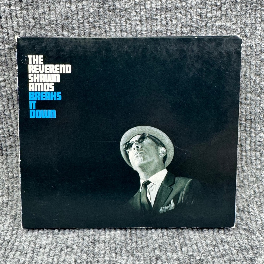 The Reverend Shawn Amos Breaks It Down (CD 2018) Blues Soul PTM-00007 Promo